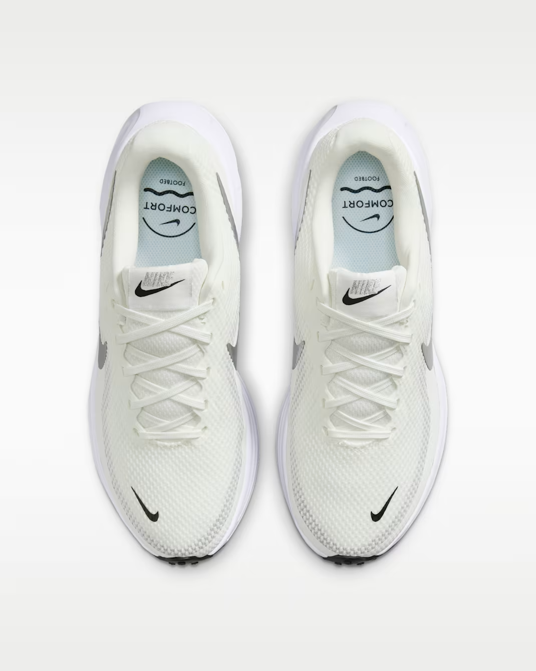 W NIKE REVOLUTION 8 SAIL-METALLIC SILVER-WHITE