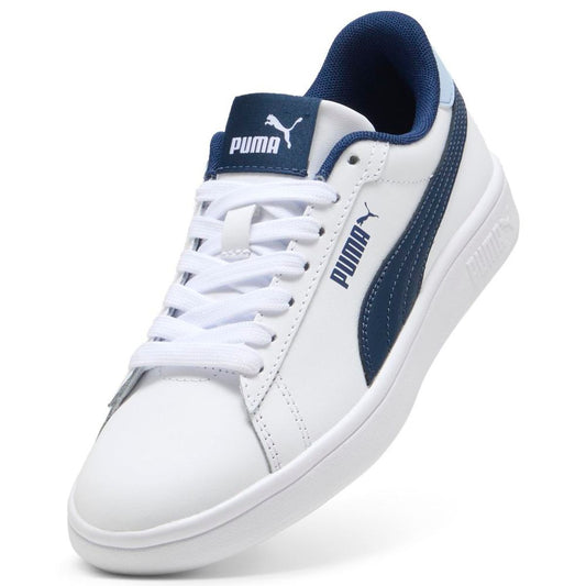 PUMA SMASH 3.0 L JR WHITE-PERSIAN BLUE