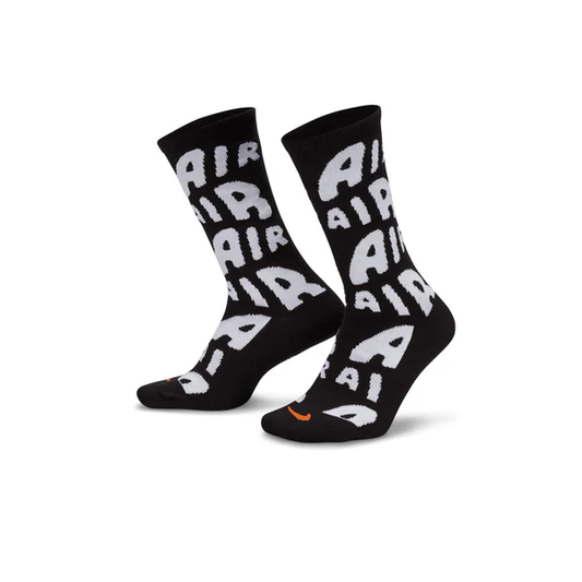 EVERYDAY ESSENTIALS CREW BLK/ORG DR9719-010 # S