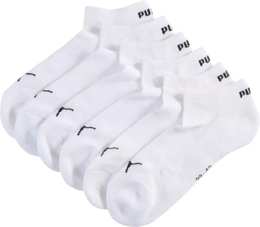 PUMA UNISEX CUSHIONED SNEAKER 3P WHITE