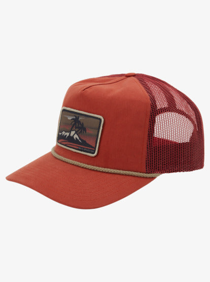 QUIKSILVER CASTER TRUCKER CAP – MARSALA