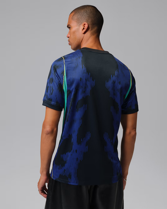 CAMISETA  JORDAN DRI-FIT BRASIL VISITANTE 2026 STADIUM NAVY/YELLOW/BLK
