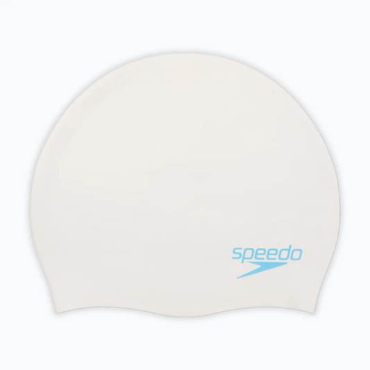 JUNIOR SILICONE CAP GORRO PARA NADAR WHT