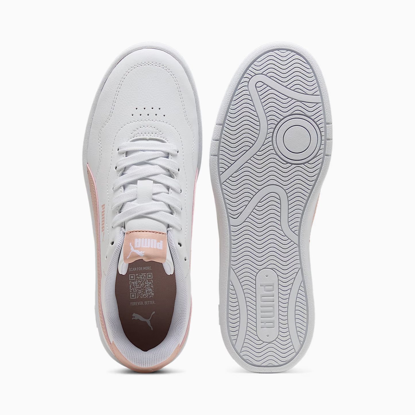 COURT LALLY WNS WHITE/ROSE