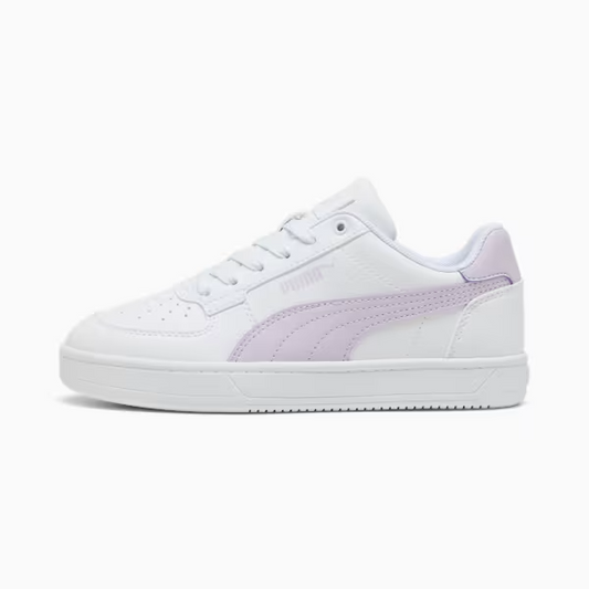 PUMA CAVEN 2.0 JUVENILES WHT/PURPLE