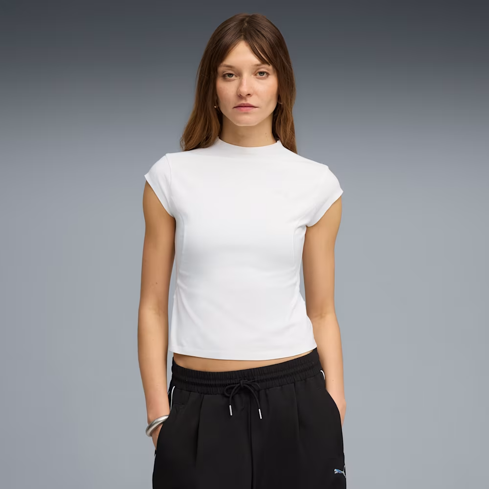 PUMATECH SENSE DRYCELL SLIM TEE WHITE