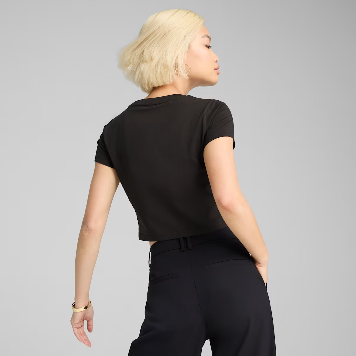 WARDROBE ESS BABY TEE BLACK