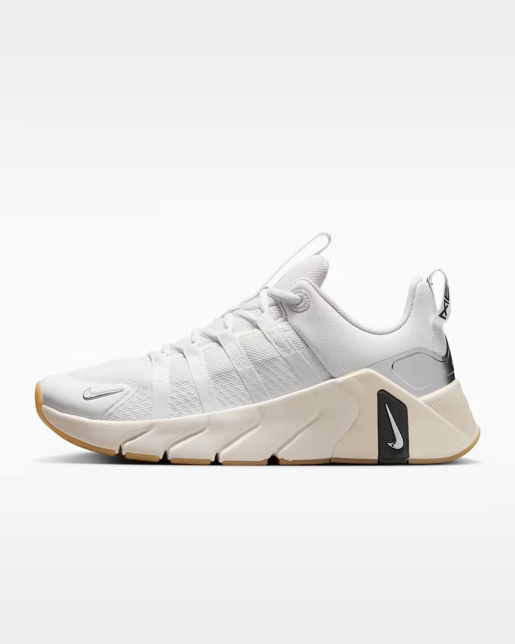 W NIKE FREE METCON 7 WHITE/BEIGE/SILVER MUJER