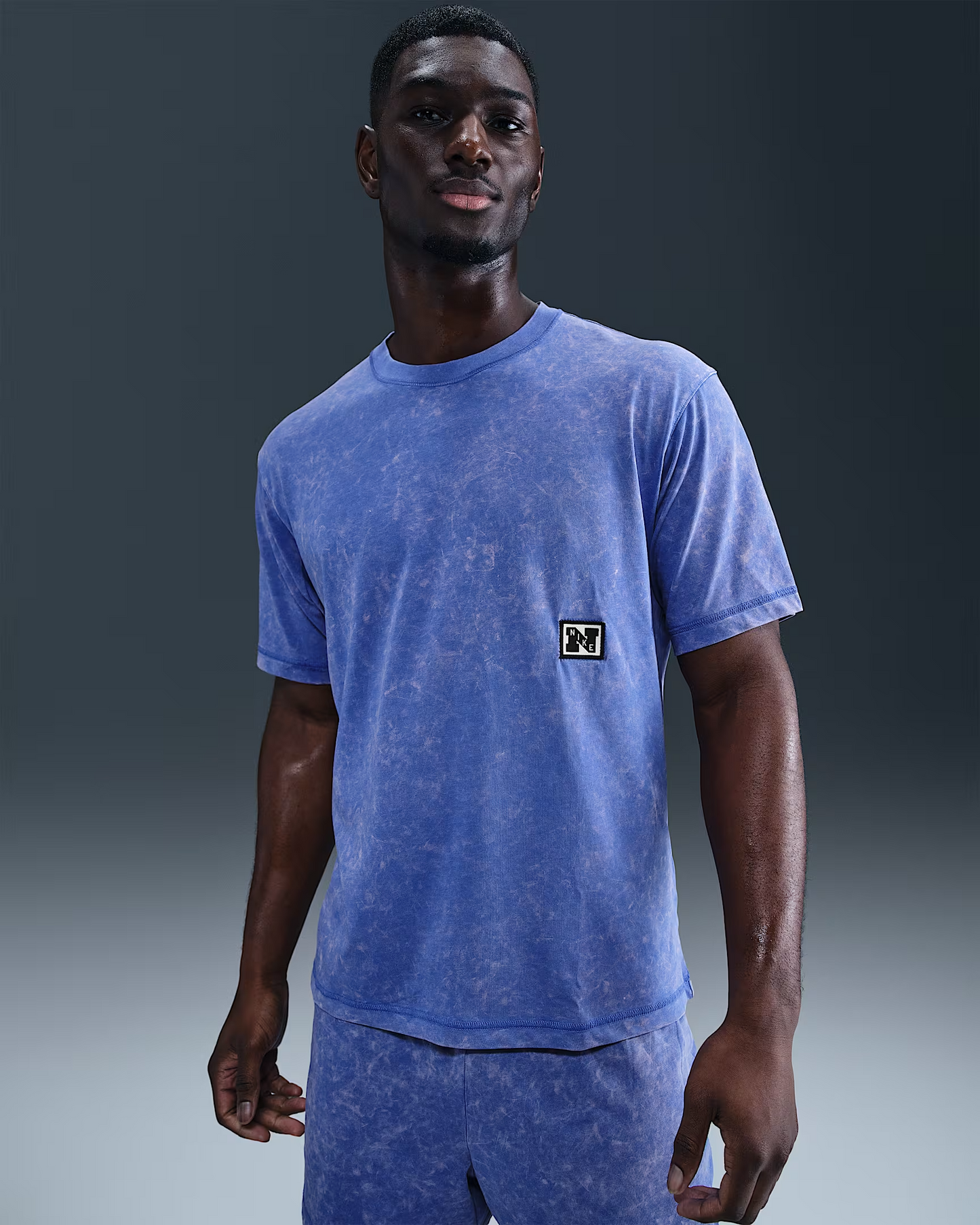 M NK DF HERITAGE SS TOP WASH COMET/BLUE