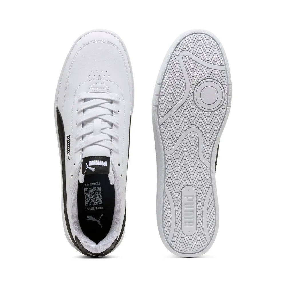 PUMA COURT CLASSIC CLEAN  WHITE/BLACK