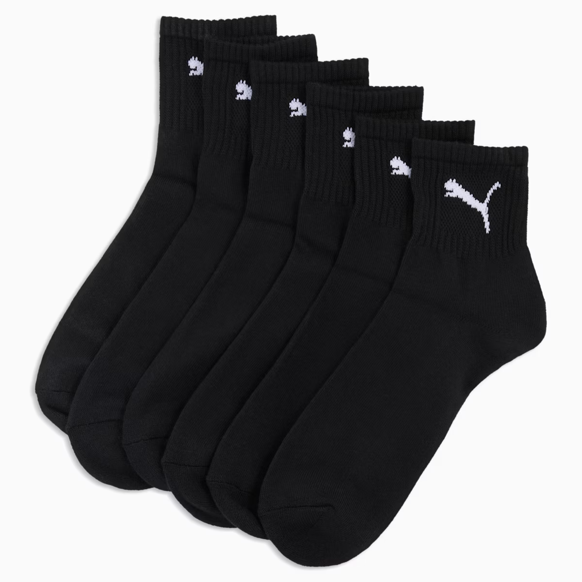 PUMA SHORT CREW UNISEX 3P BLACK