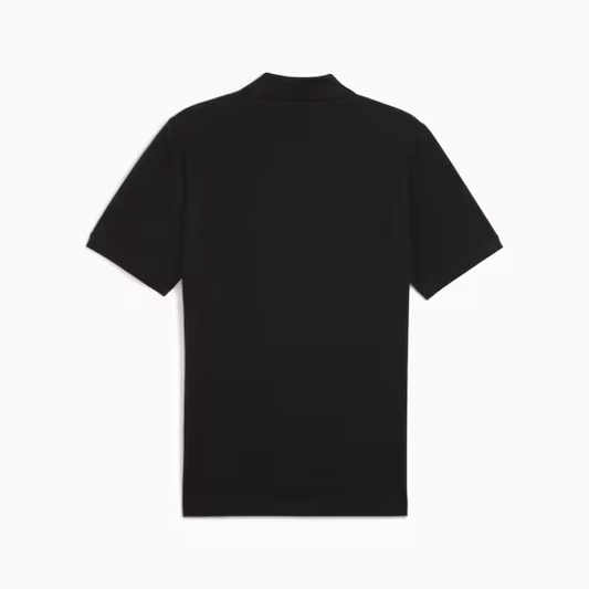ESS NO. 1 LOGO PIQUE POLO BLACK