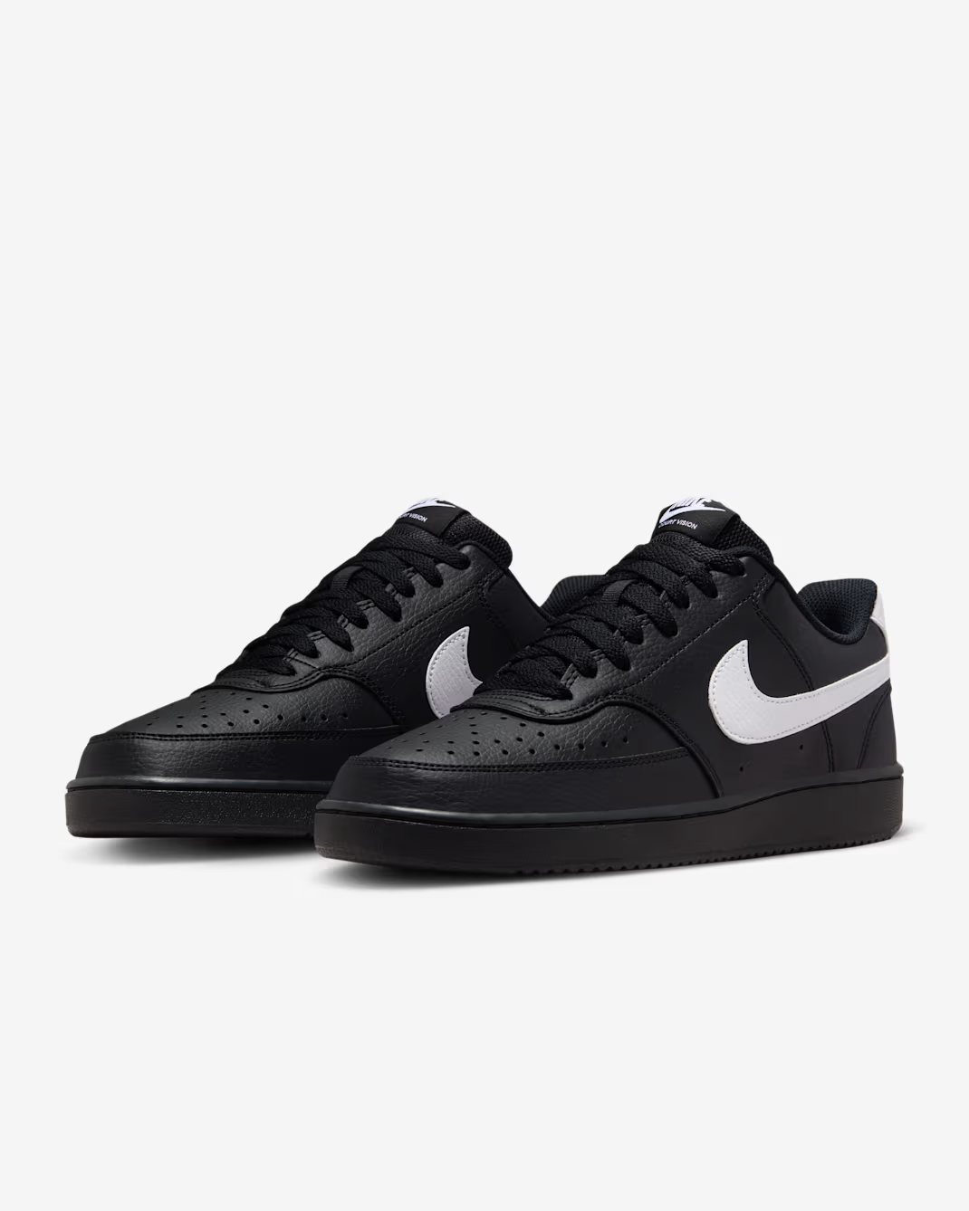NIKE COURT VISION LO BLACK/WITE-BLACK
