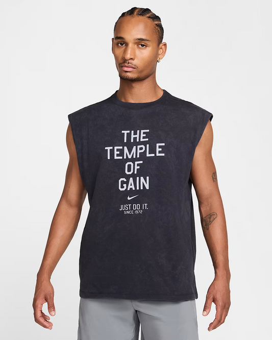 NIKE MEN'S SLEEVELESS T-SHIRT BLACK