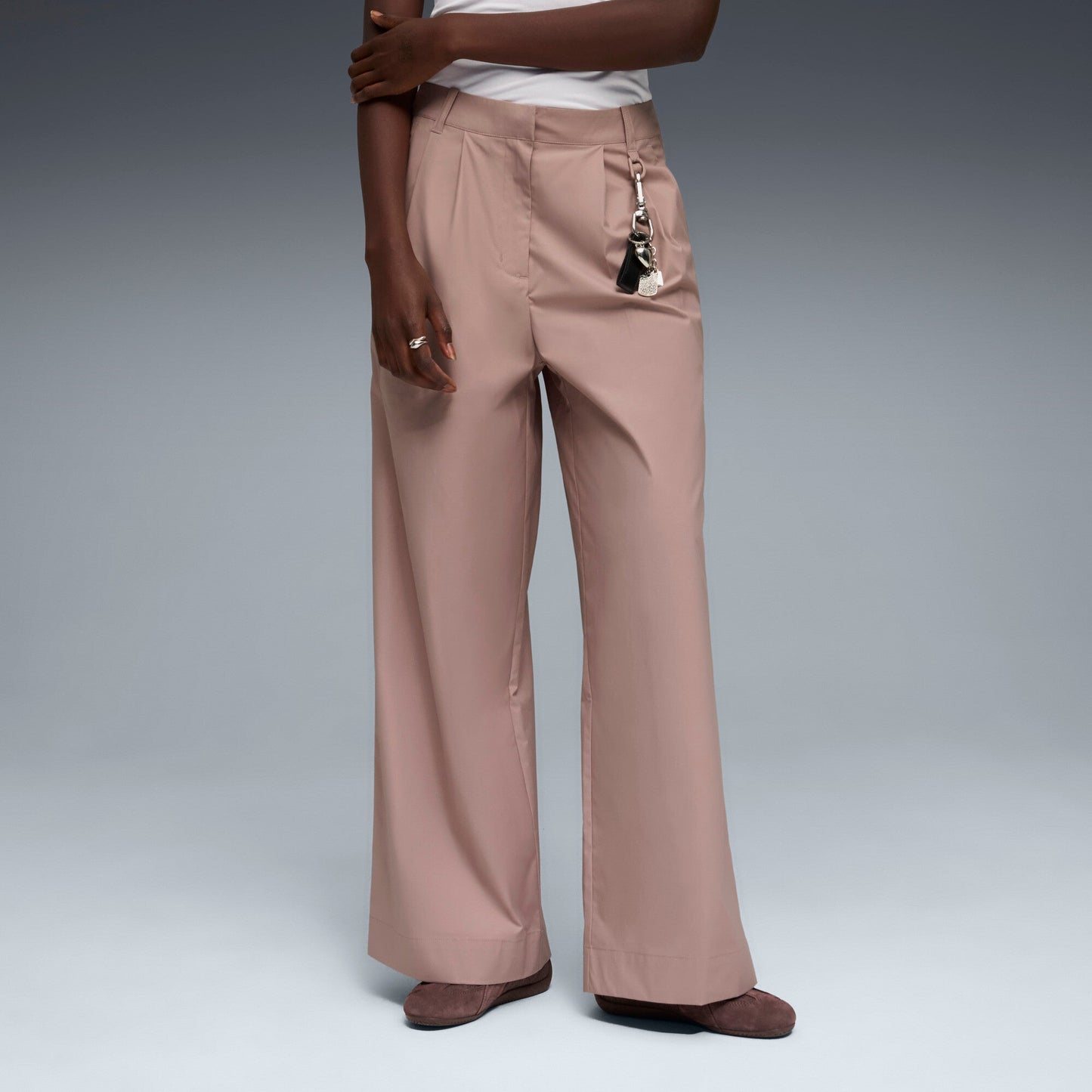 PUMATECH SENSE 2-WAY STRETCH RELAXED WINDCELL WOVEN PANTS LILAC