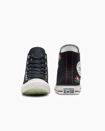 CHUCK TAYLOR ALL STAR HIGH "CROSS STITCH ROSES"