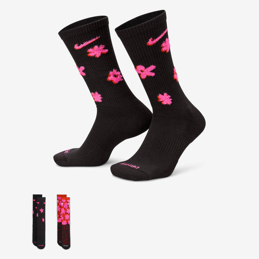 NK EVERYDAY PLUS BLACK/RED/PINK FN9136-901 # S
