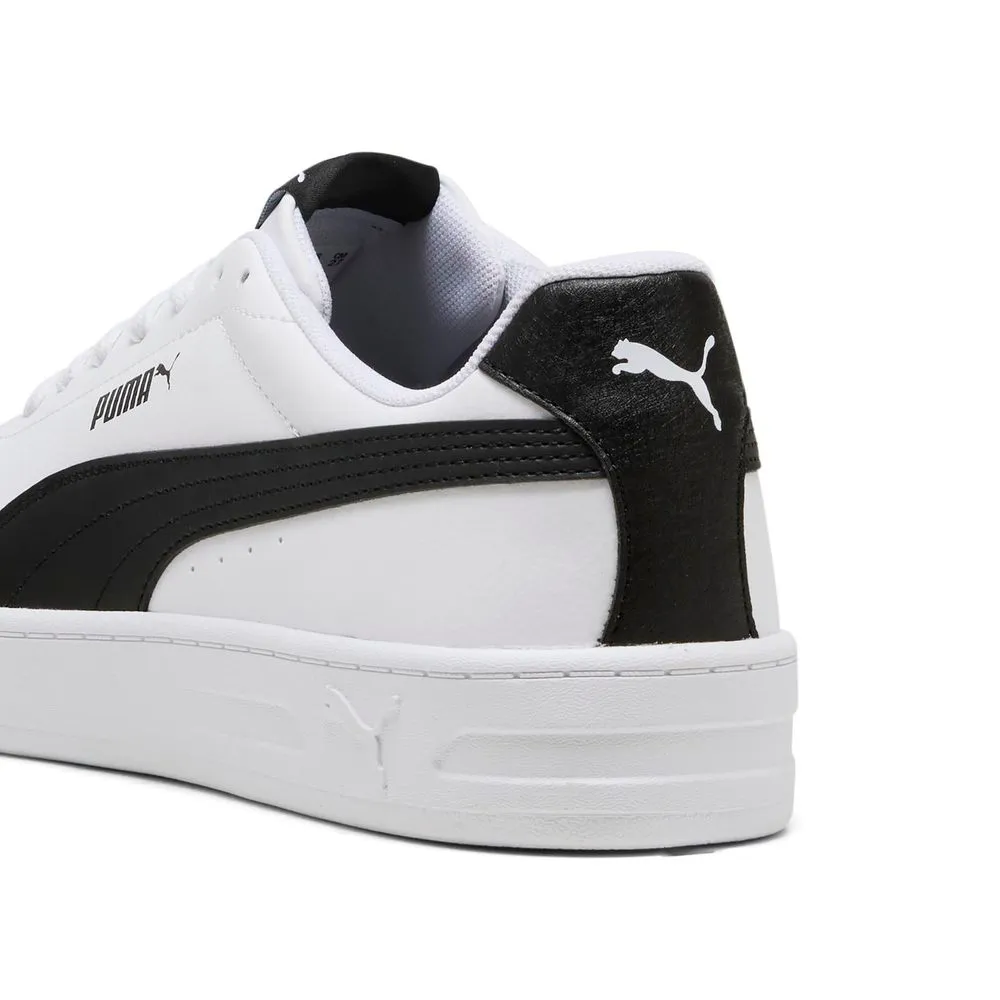 PUMA COURT CLASSIC CLEAN  WHITE/BLACK