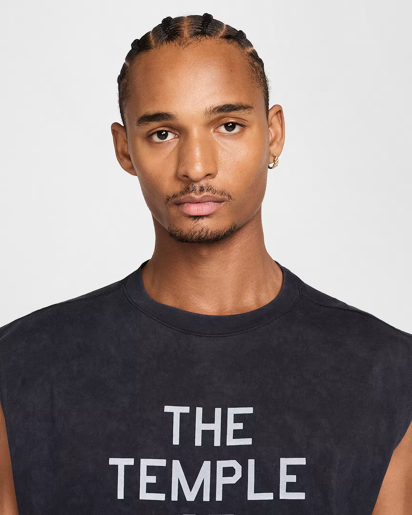 NIKE MEN'S SLEEVELESS T-SHIRT BLACK