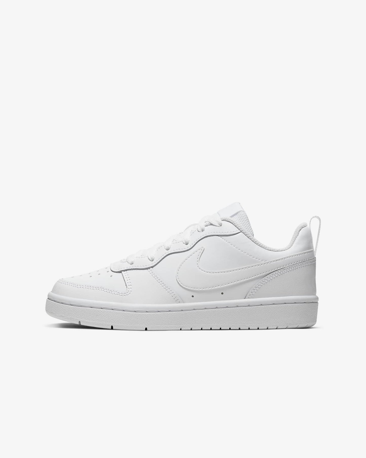 COURT BOROUGH WHITE LOW BQ5448-100 # 3.5Y