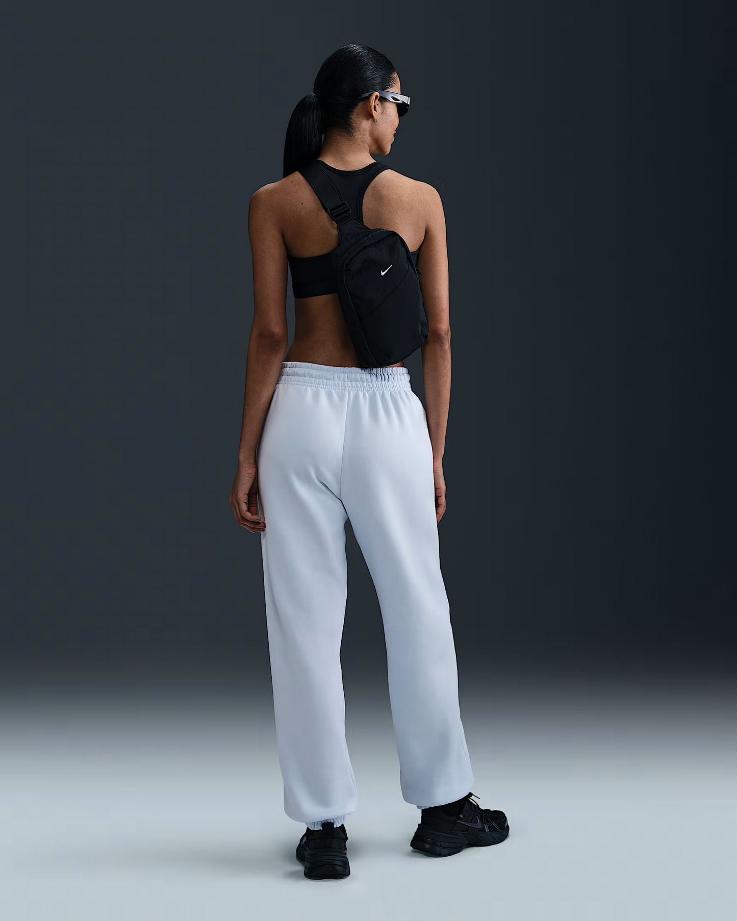 W NSW PHNX FLC HR OS PANT 2 BLUE/TINT