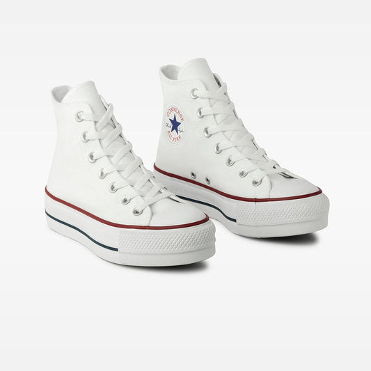 CONVERSE CTAS LIFT HI WHITE/RED