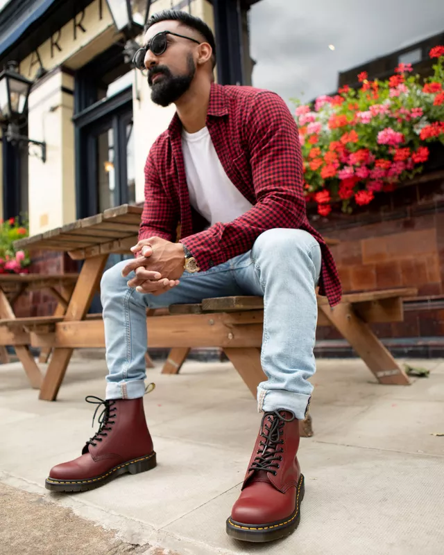 DR MARTENS CHERRY RED/SMOOTH