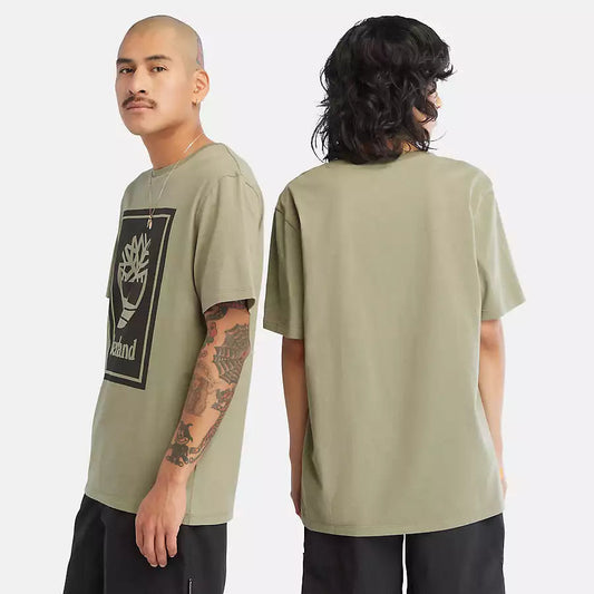 TIMBERLAND FRONT STACK LOGO EAR/BLACK