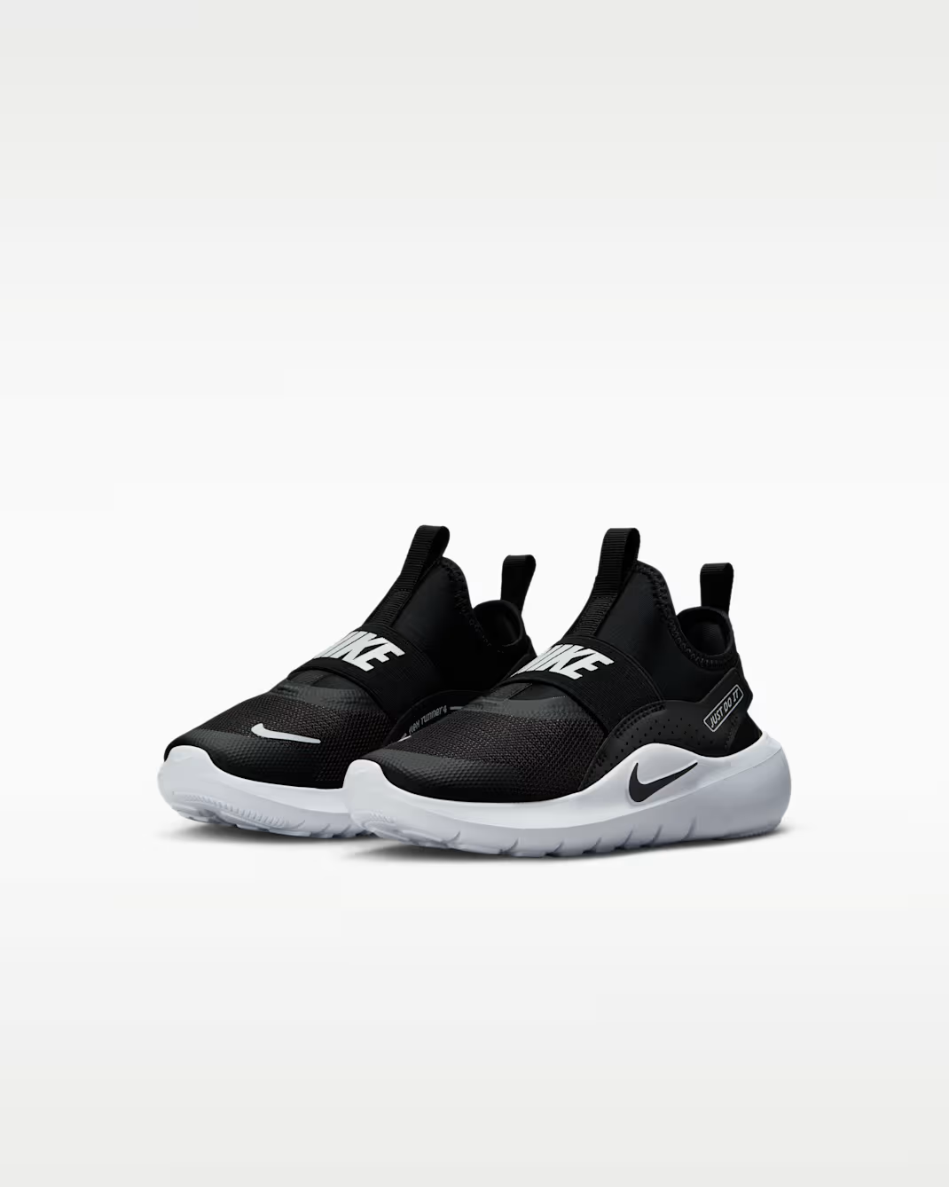 FLEX RUNNER 4 PS BLACK/WHITE NIÑO PRE-ESCOLAR