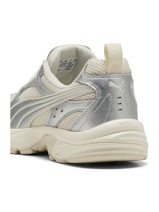 MILENIO TECH LT WNS WHITE-BEIGE-SILVER
