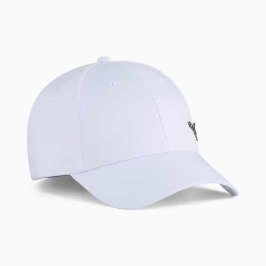 PUMA ESS METAL PUMA CAT BB CAP WHITE