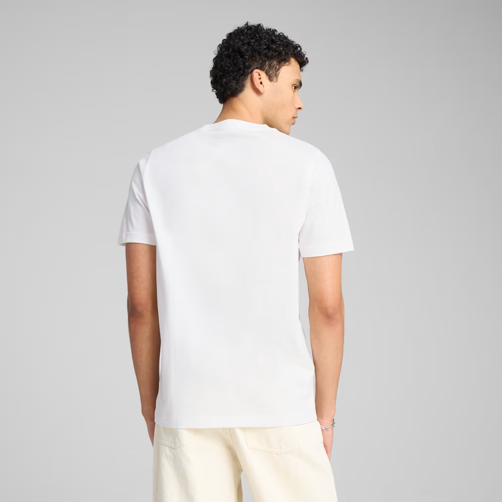 PUMA GRAPHICS SNEAKER TEE WHITE