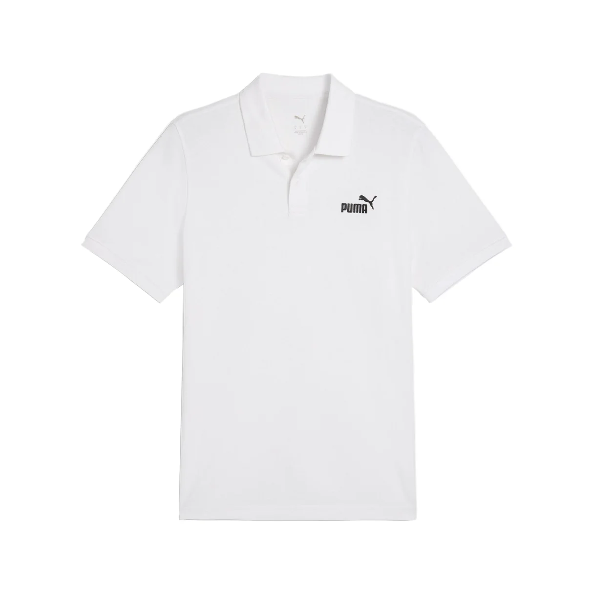 ESS NO. 1 LOGO PIQUE POLO WHITE