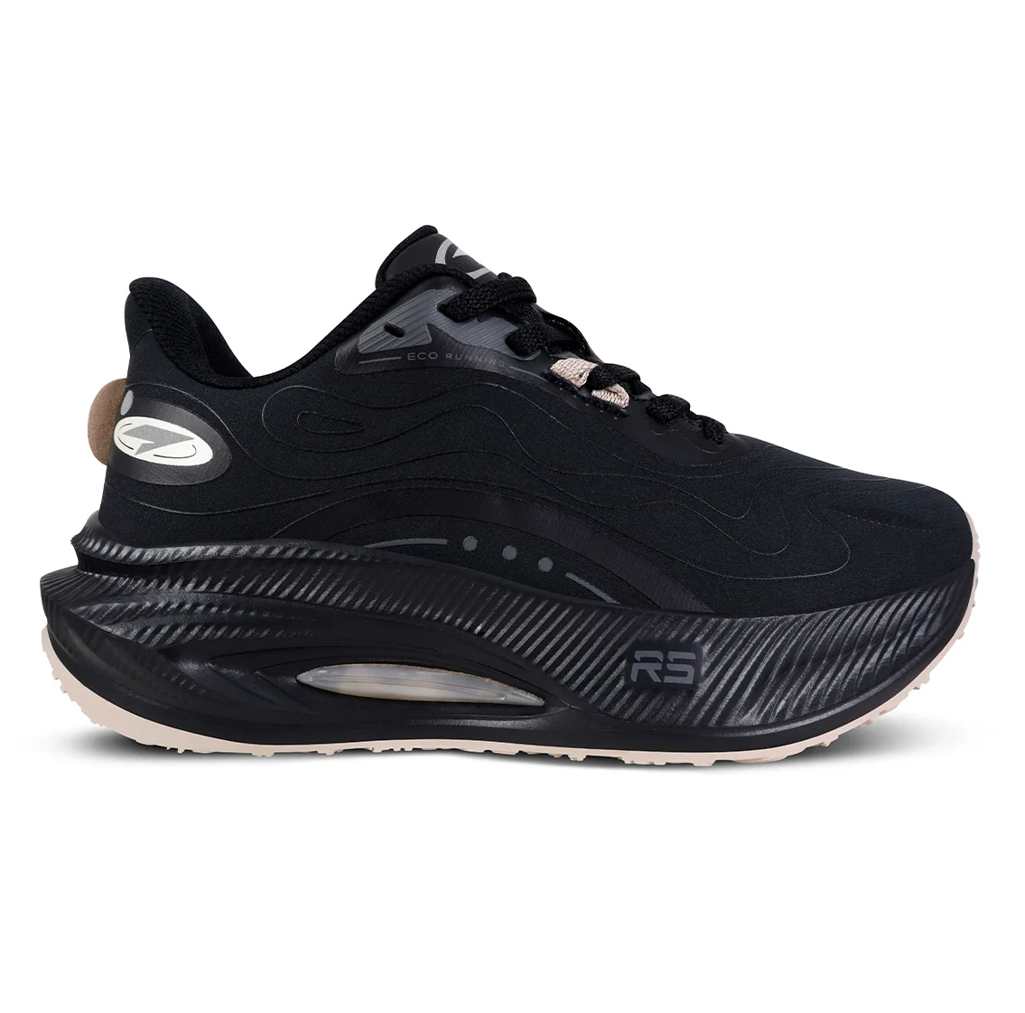 ECO-WOMEN BLACK/BLACK MUJER