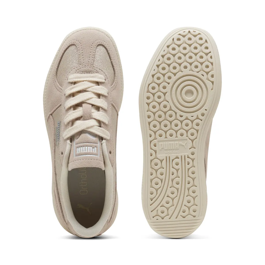 PUMA PALERMO LET IT SHINE BEIGE/SILVER JUNIOR FEMENINO