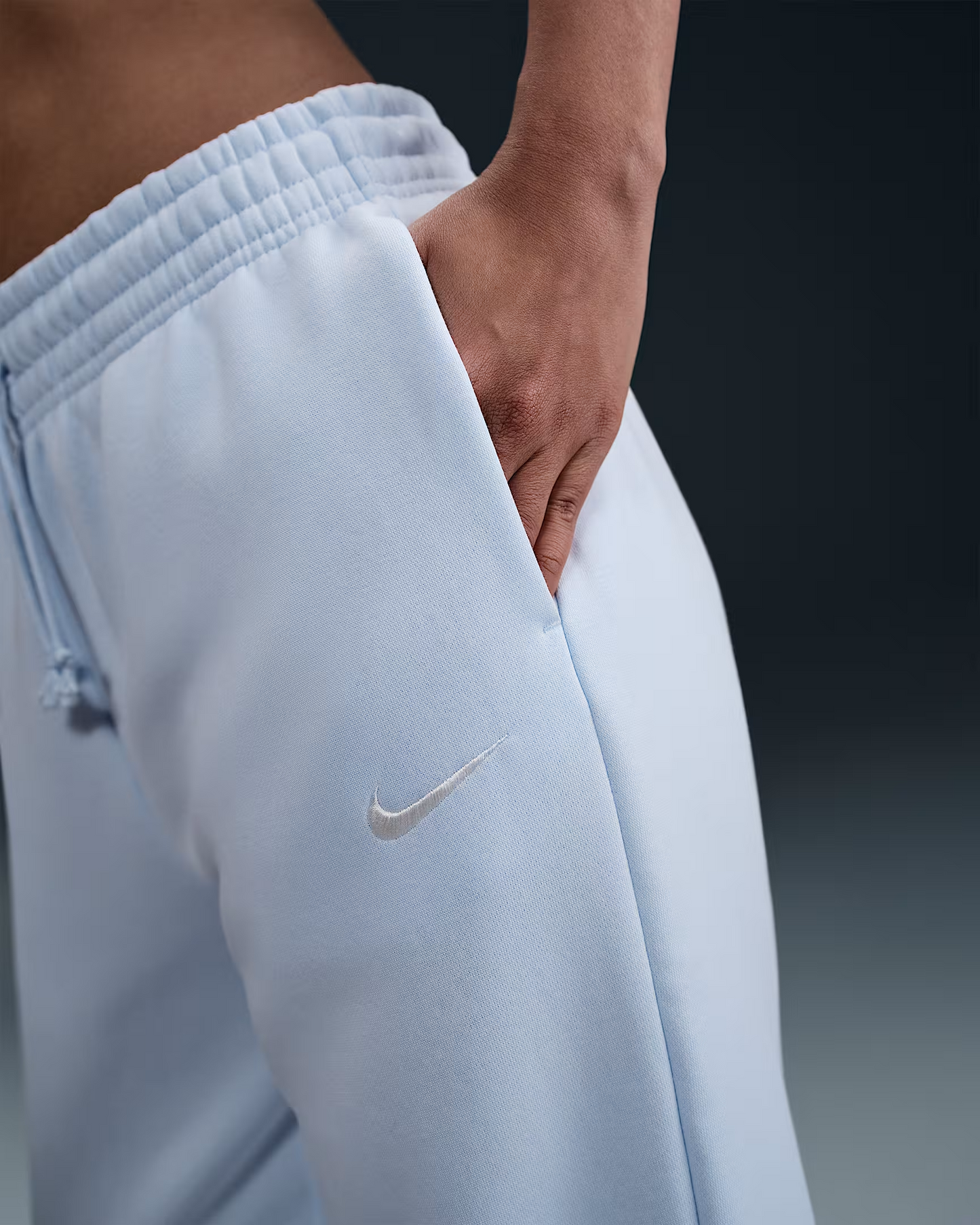W NSW PHNX FLC HR OS PANT 2 BLUE/TINT