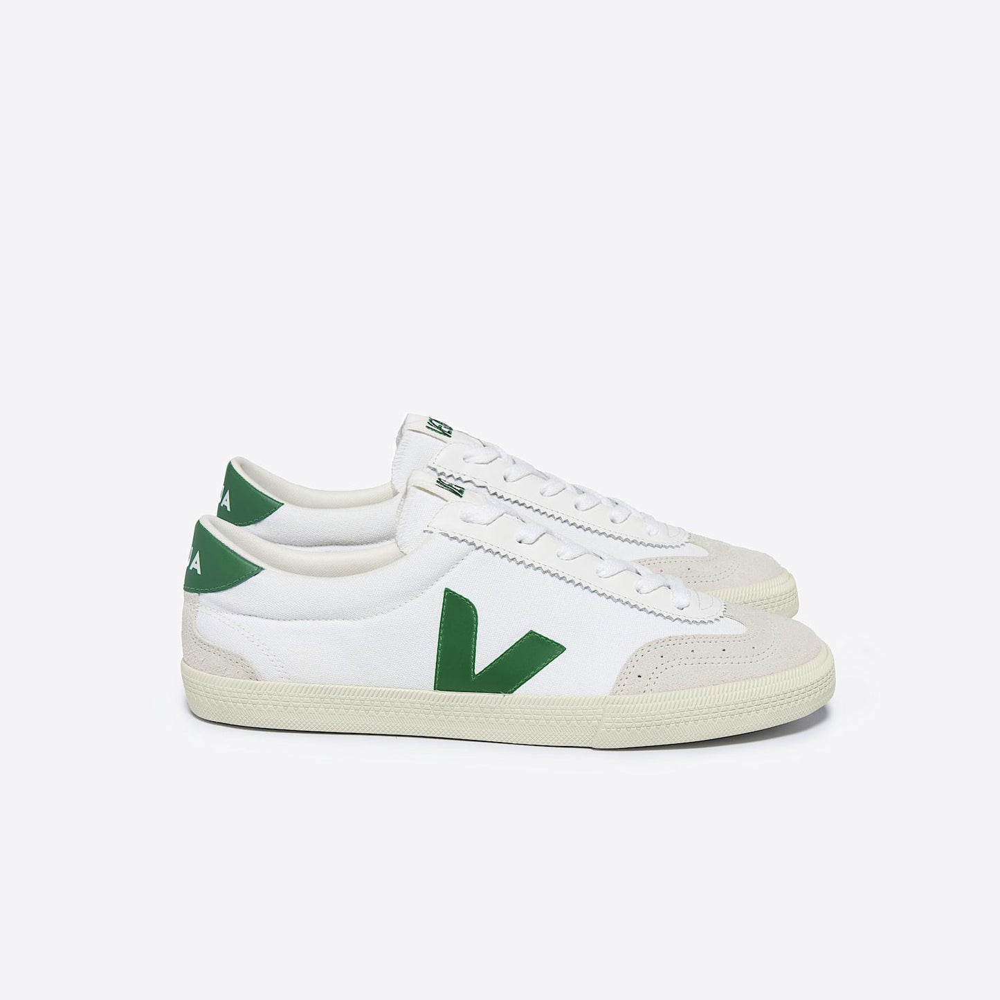 TENIS VEJA VOLLEY CANVAS WHITE/GREEN