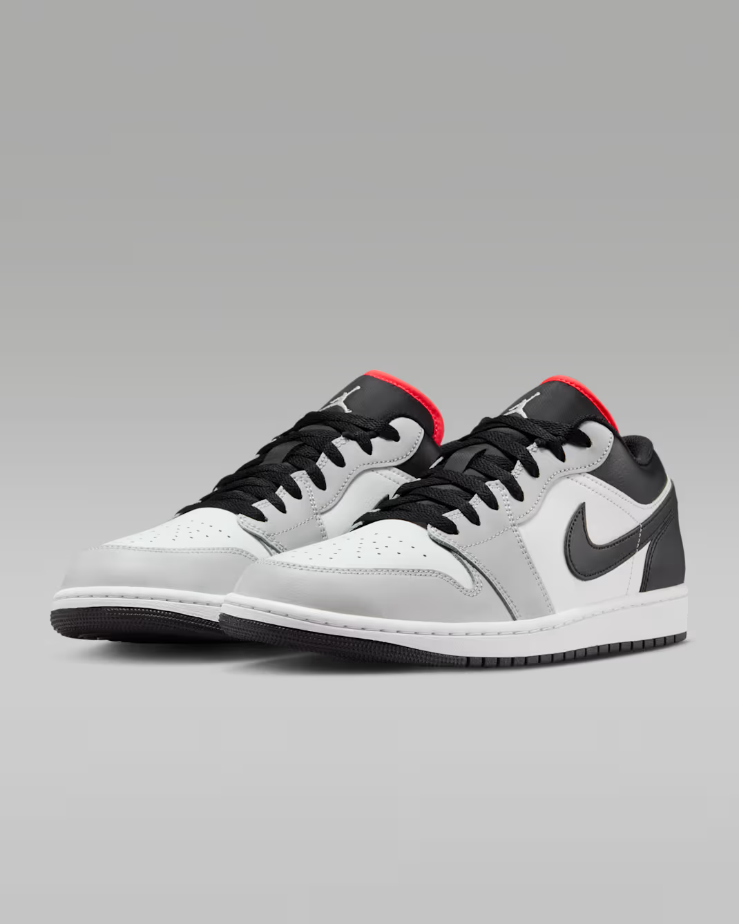 AIR JORDAN 1 LOW GREY/BLACK/WHT