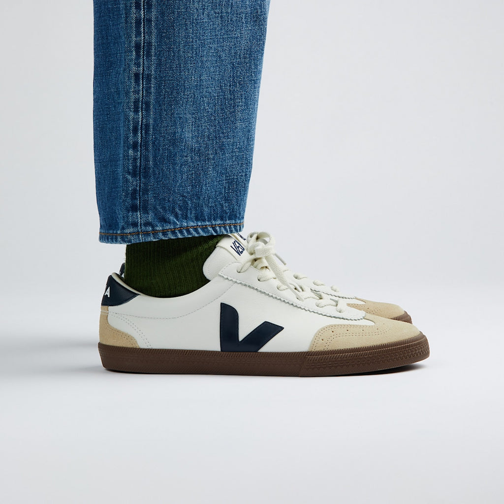 TENIS VEJA VOLLEY WHITE/BLACK HOMBRE