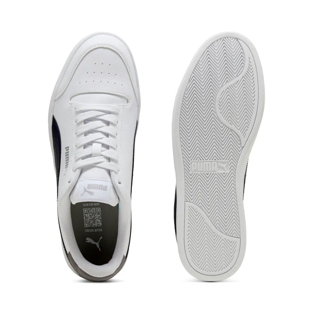 PUMA SHUFFLE WHT/NAVY/GREY