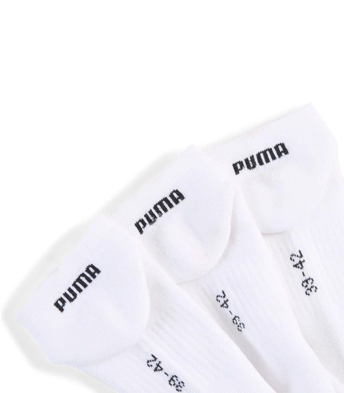 PUMA UNISEX CUSHIONED SNEAKER 3P WHITE