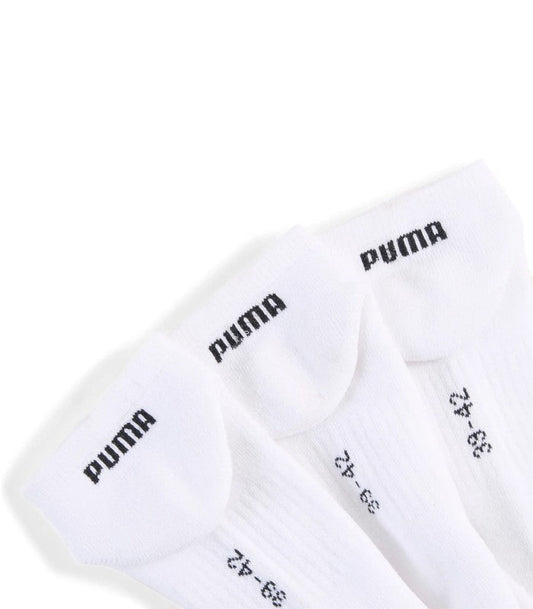 PUMA UNISEX CUSHIONED SNEAKER 3P WHITE