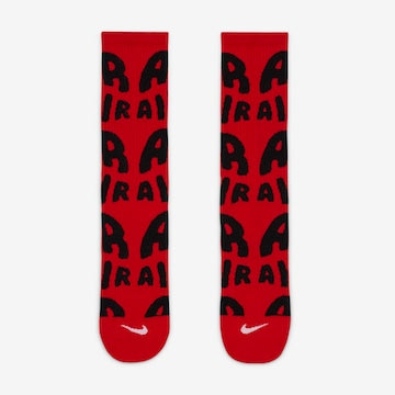 EVERYDAY ESSENTIALS CREW RED/WHT DR9719-657 # S