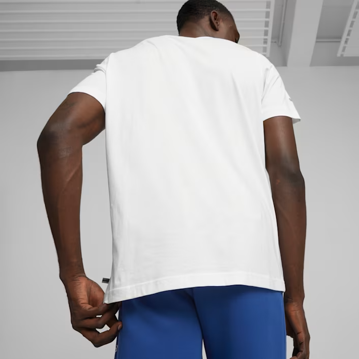 PUMA BMW MMS ESS LOGO TEE WHITE