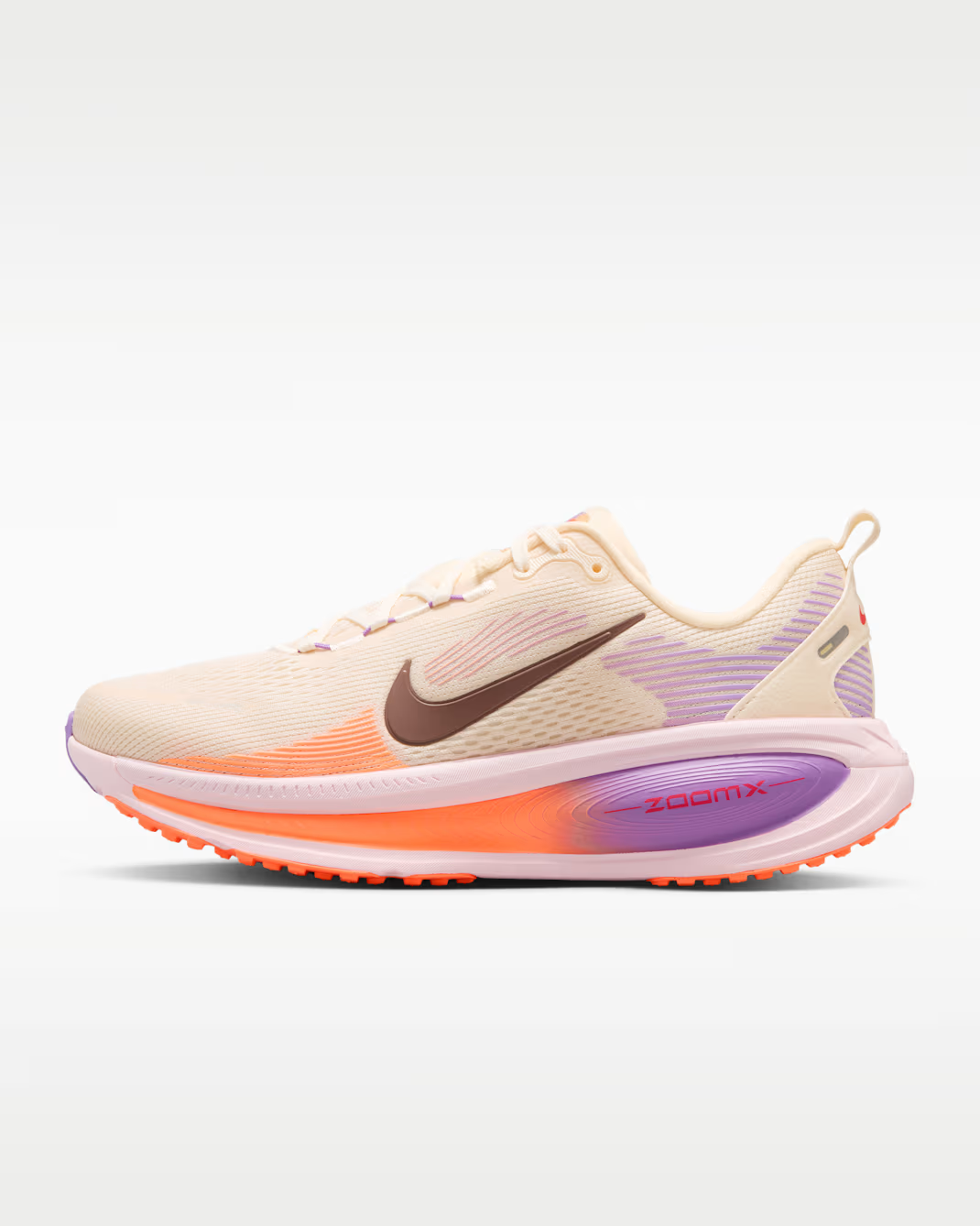 NIKE VOMERO 18 BIEGE/ORANGE/PURPUR