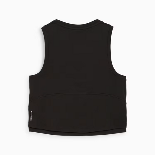 CLOUDSPUN SLEEVELESS TANK  REG BLACK