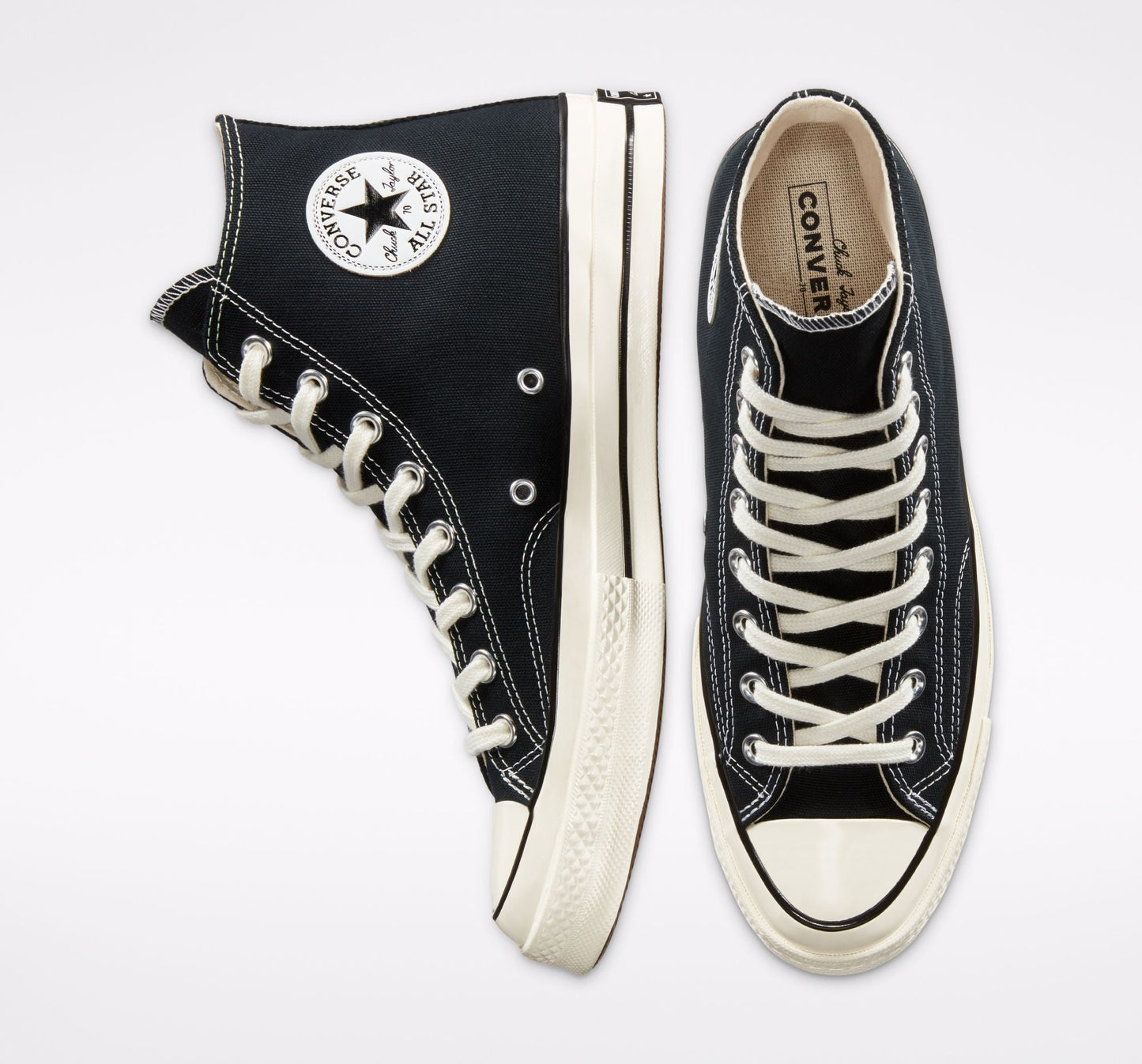 CONVERSE CHUCK 70 HI BLACK/EGRET 162050C # 3