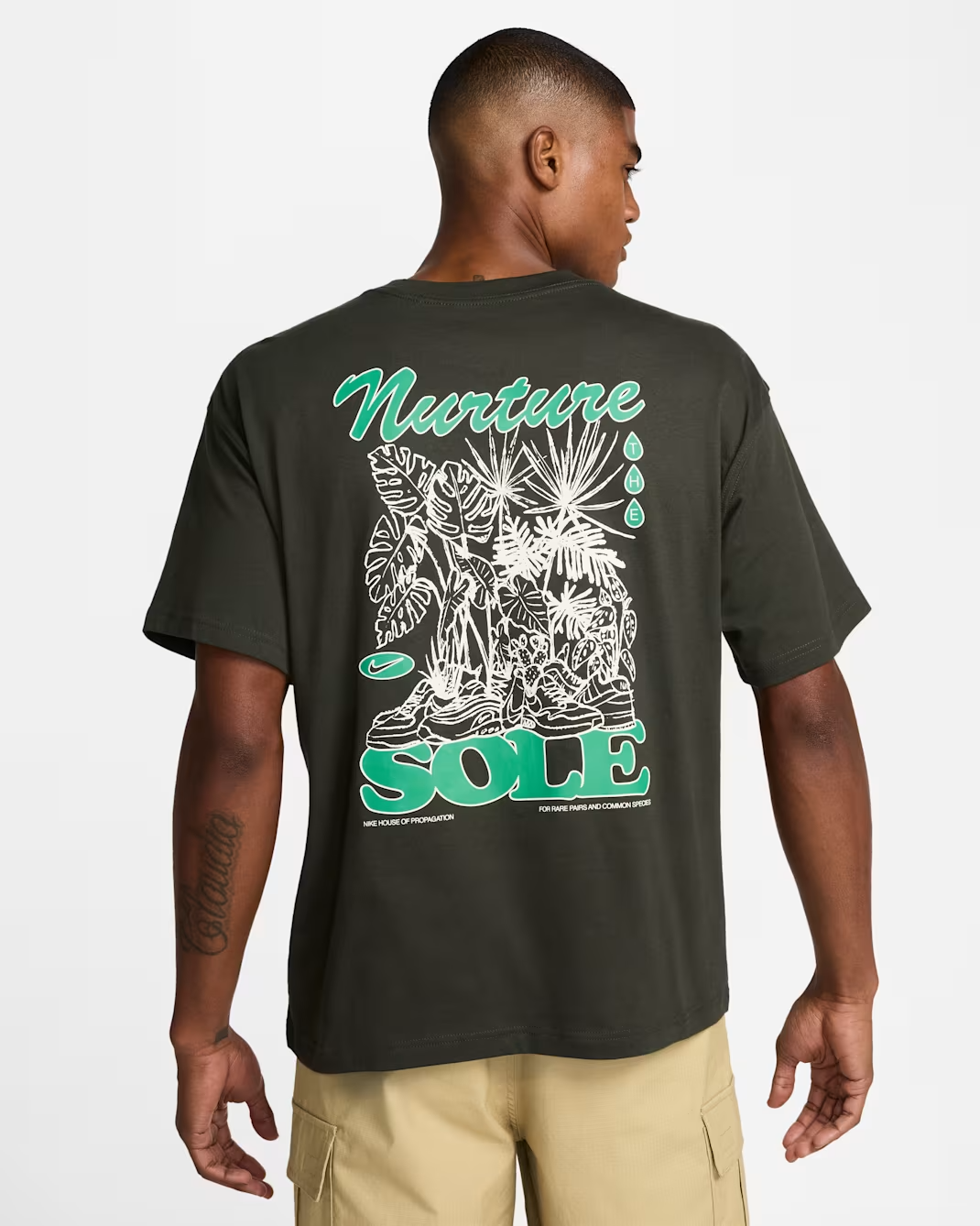 U NSW TEE M90 OC BLOOMING - DARK GREY