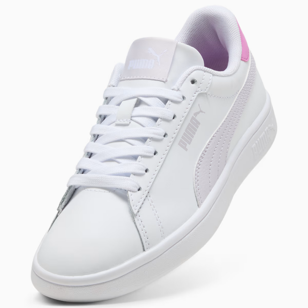 PUMA SMASH 3.0 L JR WHITE-LAVENDER