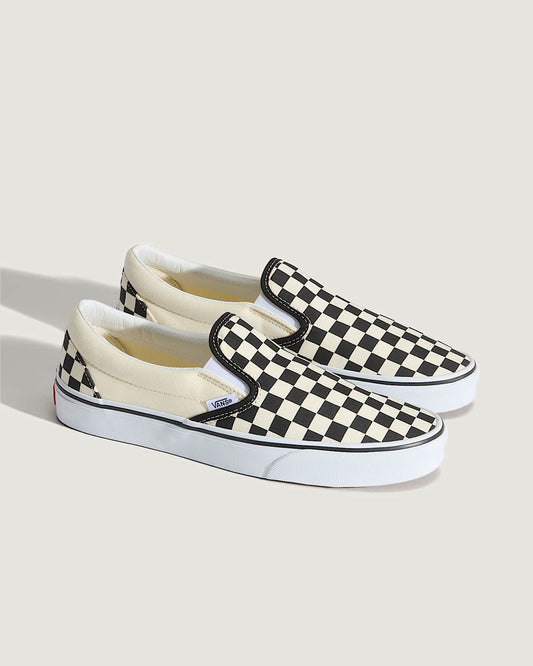 VANS CLASSIC SLIP-ON CHECKERBOARD – BLACK/OFF WHITE